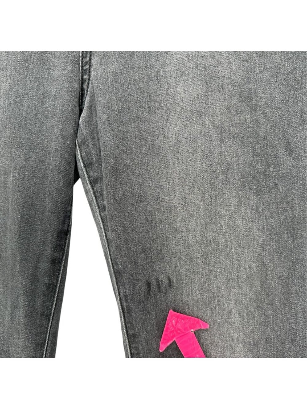 Free People Womens 29 Jeans We The Free Float On Flare Distressed Black Raw Hem - Picture 7 of 14